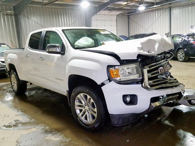 1GTG6CE31F1259679 - 2015 GMC CANYON SLT WHITE photo 1