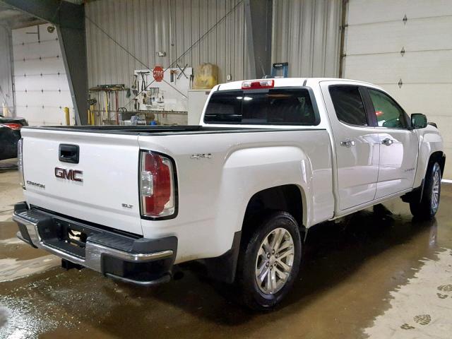 1GTG6CE31F1259679 - 2015 GMC CANYON SLT WHITE photo 4