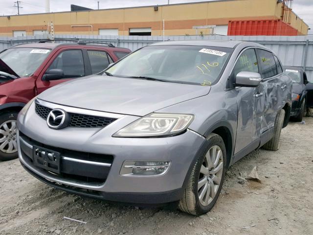 JM3TB38A290169169 - 2009 MAZDA CX-9 SILVER photo 2