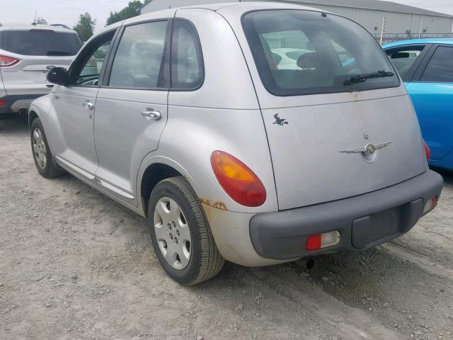 3C4FY48B75T543758 - 2005 CHRYSLER PT CRUISER SILVER photo 3