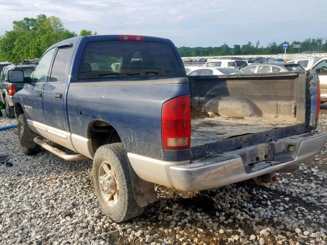 3D7KU28673G707765 - 2003 DODGE RAM 2500 S Կապույտ լուսանկար 3