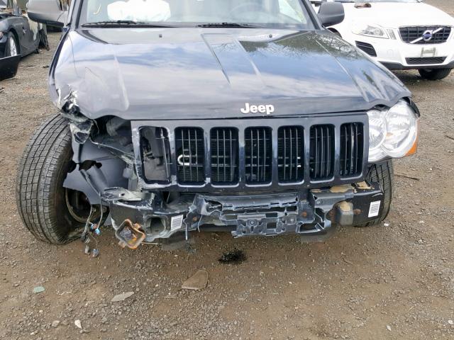 1J8GR48K68C172912 - 2008 JEEP GRAND CHER BLACK photo 9