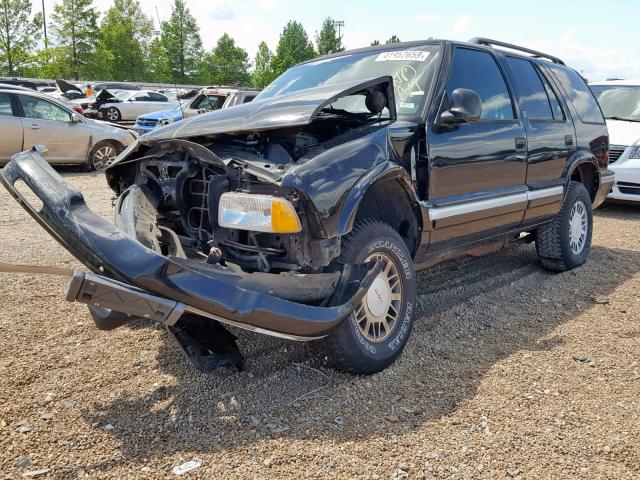 1GKDT13W4V2559209 - 1997 GMC JIMMY BLACK photo 2