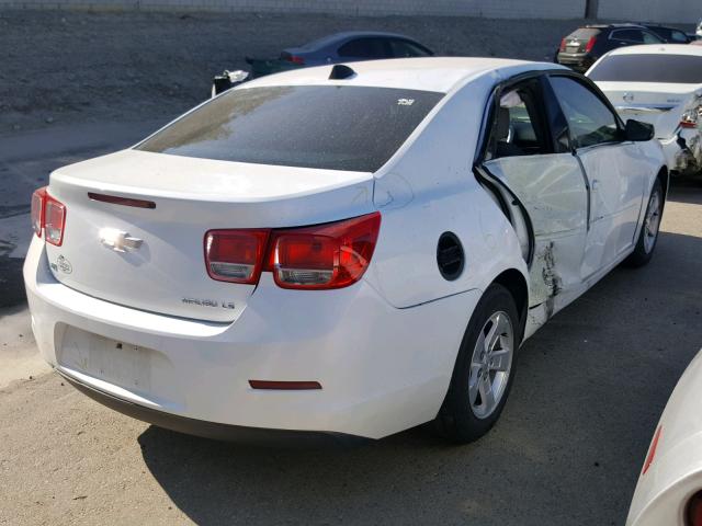 1G11B5SL5EF219116 - 2014 CHEVROLET MALIBU LS WHITE photo 4