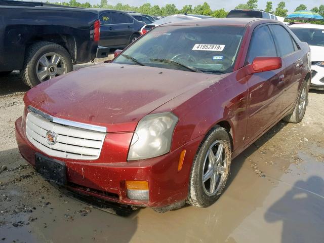 1G6DP577270152369 - 2007 CADILLAC CTS HI FEA RED photo 2