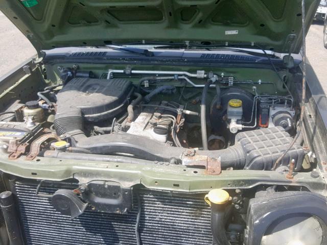 5N1DD28T03C666189 - 2003 NISSAN XTERRA XE GREEN photo 7