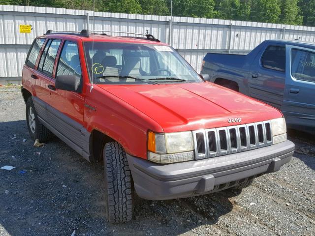 1J4GZ58S1SC600268 - 1995 JEEP GRAND CHER RED photo 1