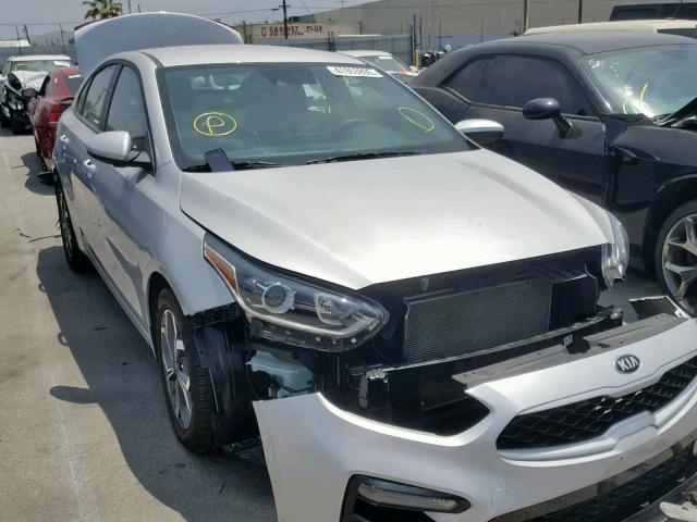 3KPF24ADXKE076994 - 2019 KIA FORTE FE SILVER photo 1