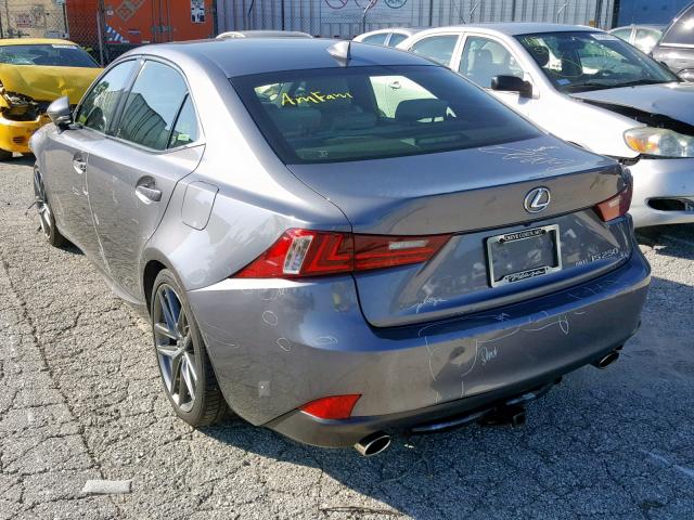 JTHCF1D2XE5010783 - 2014 LEXUS IS 250 GRAY photo 3