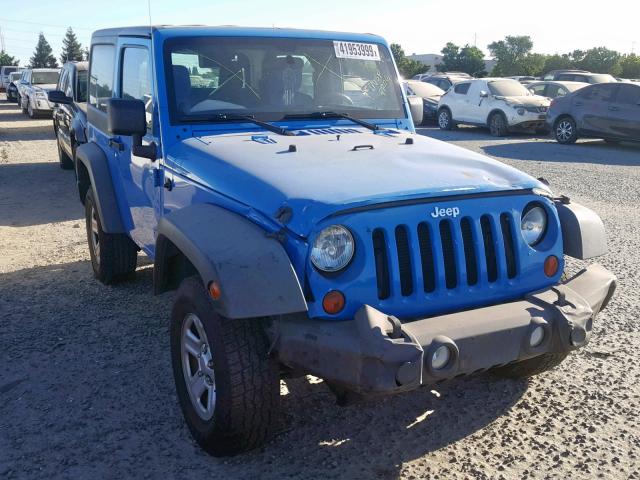 1C4AJWAG4CL152494 - 2012 JEEP WRANGLER S BLUE photo 1