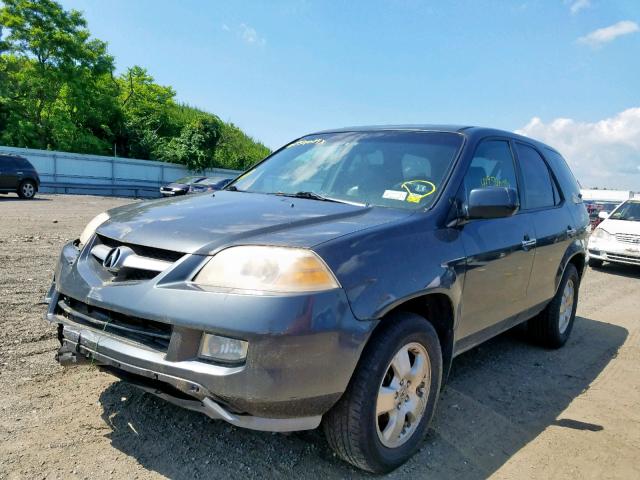 2HNYD18295H513313 - 2005 ACURA MDX GRAY photo 2