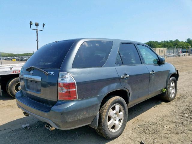 2HNYD18295H513313 - 2005 ACURA MDX GRAY photo 4