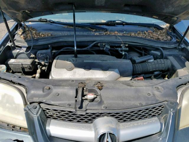 2HNYD18295H513313 - 2005 ACURA MDX GRAY photo 7