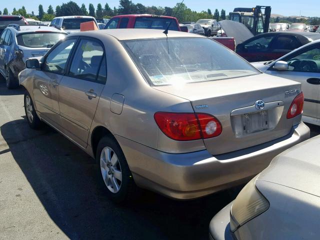 1NXBR38E44Z330735 - 2004 TOYOTA COROLLA CE SILVER photo 3