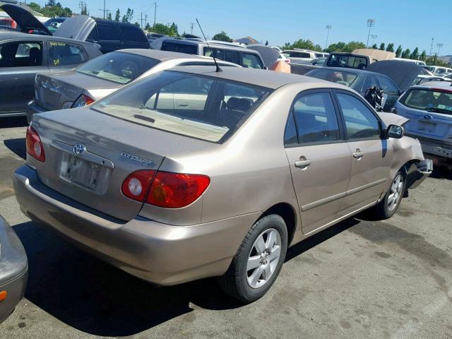 1NXBR38E44Z330735 - 2004 TOYOTA COROLLA CE SILVER photo 4