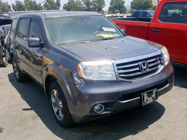 5FNYF3H36FB012228 - 2015 HONDA PILOT SE GRAY photo 1