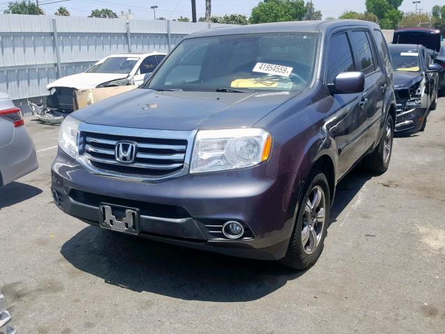 5FNYF3H36FB012228 - 2015 HONDA PILOT SE GRAY photo 2