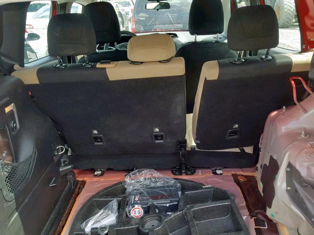 ZACCJAAB4HPE50448 - 2017 JEEP RENEGADE S RED photo 9