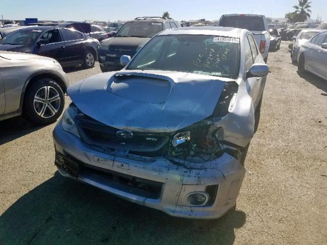 JF1GR7E68EG214703 - 2014 SUBARU IMPREZA WR SILVER photo 2