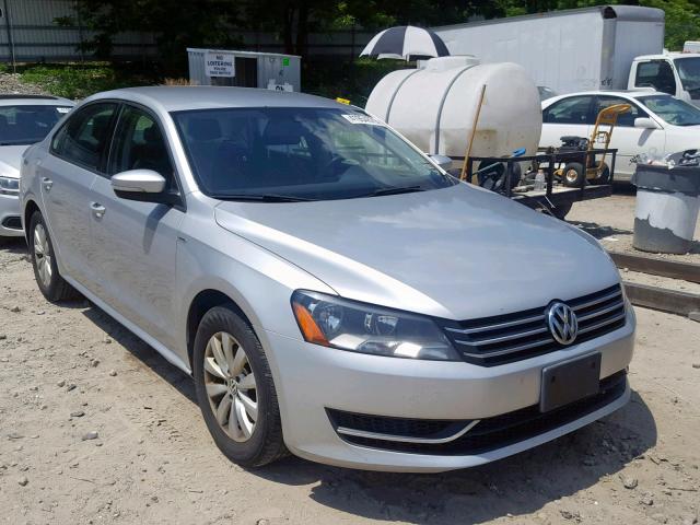 1VWAP7A38DC137870 - 2013 VOLKSWAGEN PASSAT S SILVER photo 1