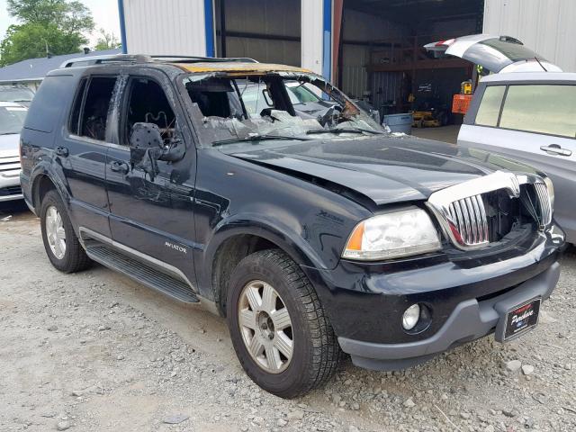 5LMEU88H35ZJ08384 - 2005 LINCOLN AVIATOR BLACK photo 1