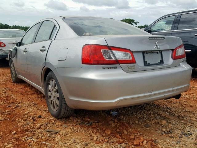 4A32B2FF4CE019343 - 2012 MITSUBISHI GALANT FE SILVER photo 3