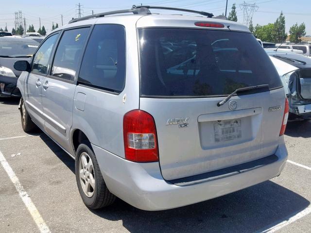 JM3LW28G6Y0147421 - 2000 MAZDA MPV WAGON SILVER photo 3