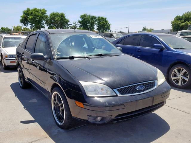 1FAFP34N15W298601 - 2005 FORD FOCUS ZX4 BLACK photo 1