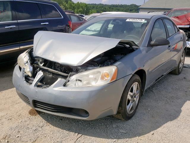 1G2ZF58B174218366 - 2007 PONTIAC G6 VALUE L GRAY photo 2