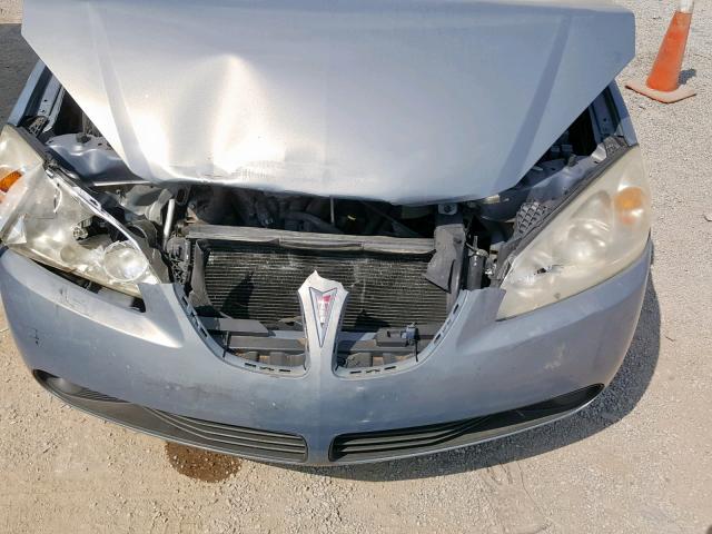 1G2ZF58B174218366 - 2007 PONTIAC G6 VALUE L GRAY photo 7