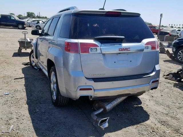 2GKFLUE32F6349337 - 2015 GMC TERRAIN DE SILVER photo 3