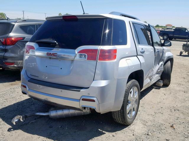 2GKFLUE32F6349337 - 2015 GMC TERRAIN DE SILVER photo 4