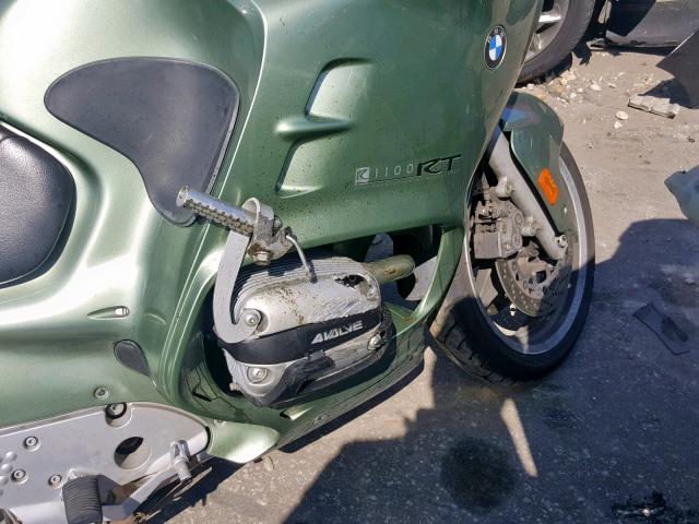 WB10418A1XZC66852 - 1999 BMW R1100 RT GREEN photo 9