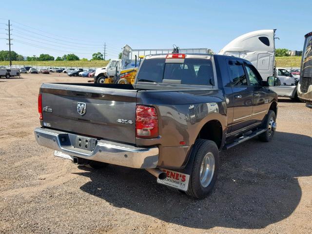 3C63RRLL3FG633598 - 2015 RAM 3500 SLT GRAY photo 4