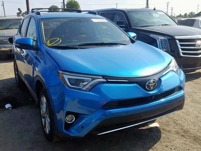 JTMYFREV7HD103964 - 2017 TOYOTA RAV4 LIMIT BLUE photo 1