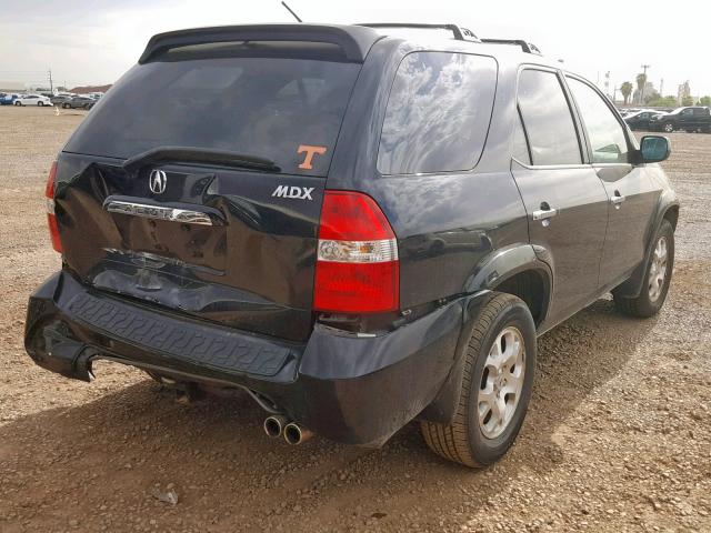 2HNYD186X2H502996 - 2002 ACURA MDX TOURIN BLACK photo 4