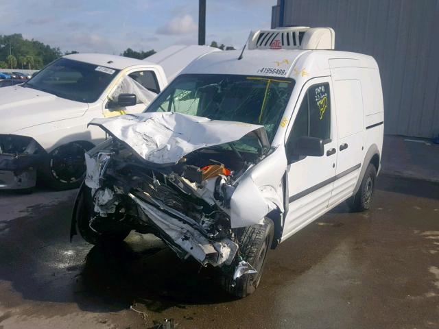 NM0LS7AN6DT142252 - 2013 FORD TRANSIT CO WHITE photo 2