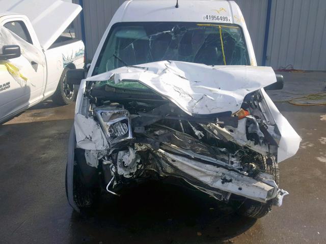 NM0LS7AN6DT142252 - 2013 FORD TRANSIT CO WHITE photo 9