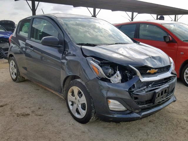 KL8CB6SA5KC733963 - 2019 CHEVROLET SPARK LS GRAY photo 1