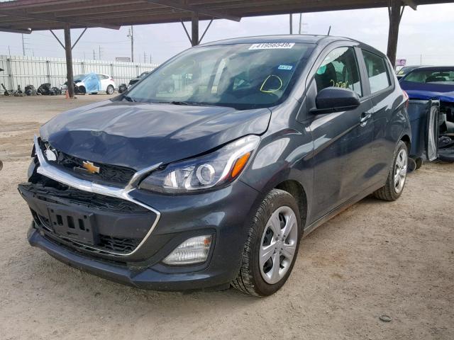 KL8CB6SA5KC733963 - 2019 CHEVROLET SPARK LS GRAY photo 2