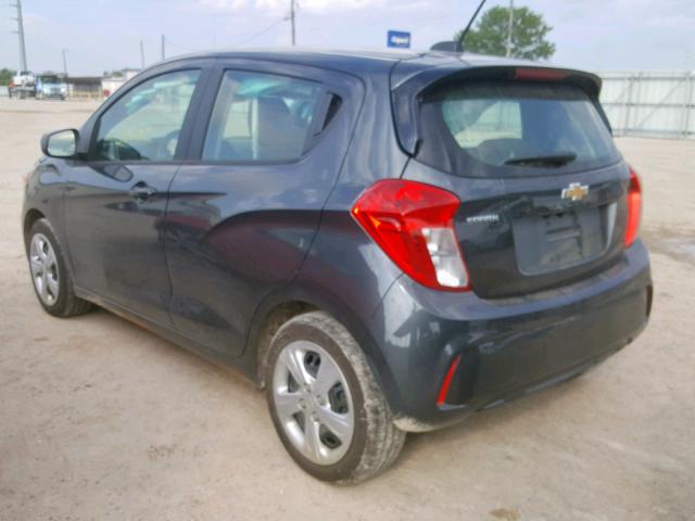 KL8CB6SA5KC733963 - 2019 CHEVROLET SPARK LS GRAY photo 3