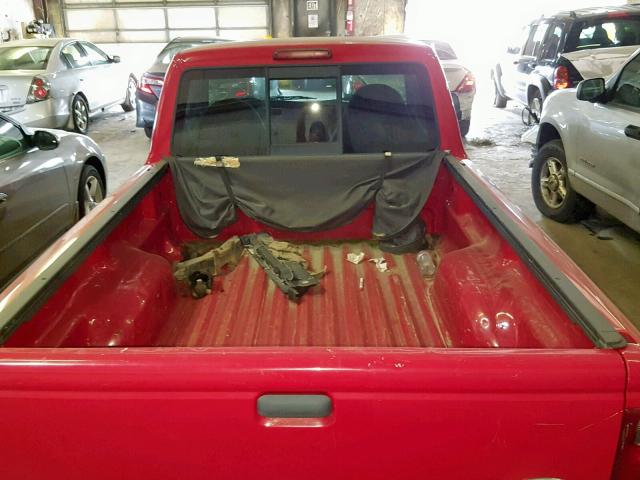 1FTYR10D01PB35909 - 2001 FORD RANGER RED photo 6