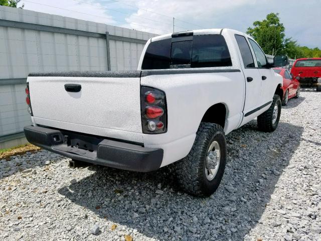 1D7KS28CX7J525543 - 2007 DODGE RAM 2500 S 白色 照片 4