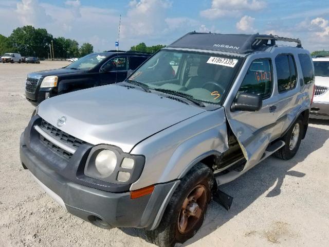 5N1ED28T24C678320 - 2004 NISSAN XTERRA XE SILVER photo 2