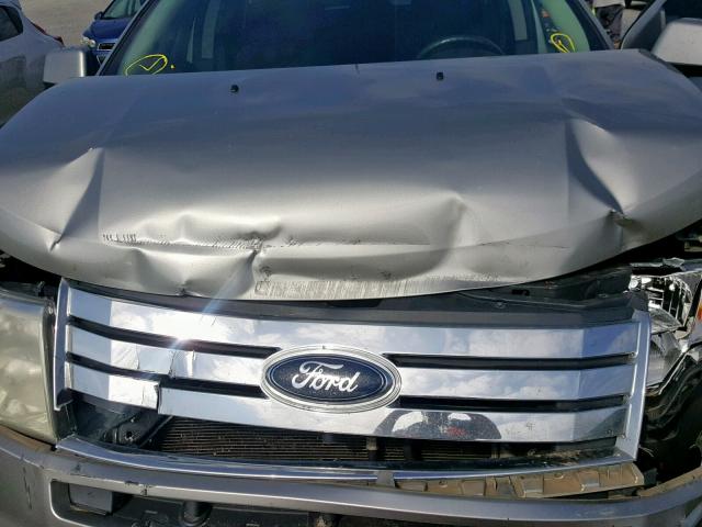 2FMDK48C78BB10681 - 2008 FORD EDGE SEL GRAY photo 7