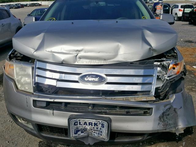 2FMDK48C78BB10681 - 2008 FORD EDGE SEL GRAY photo 9