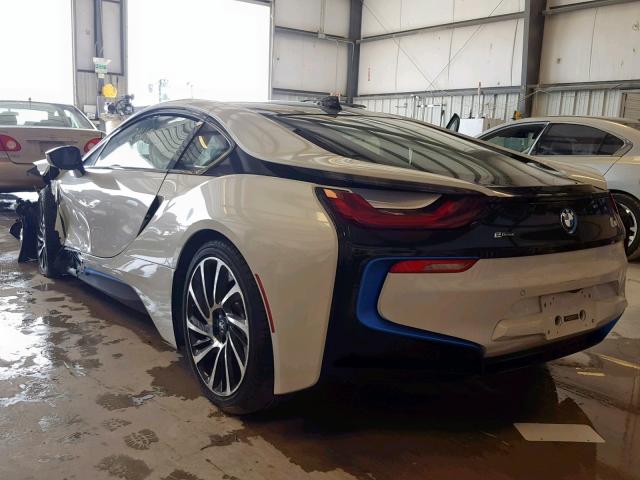 WBY2Z2C51GV675935 - 2016 BMW I8 WHITE photo 3