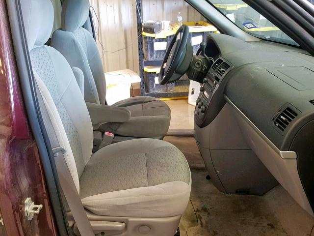 1GNDV23W27D189677 - 2007 CHEVROLET UPLANDER L 栗色 照片 5