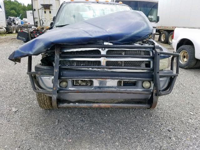 3B7MF33C12M214535 - 2002 DODGE RAM 3500 BLUE photo 7