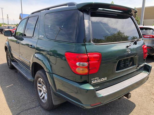 5TDBT48AX3S194204 - 2003 TOYOTA SEQUOIA LI GREEN photo 3